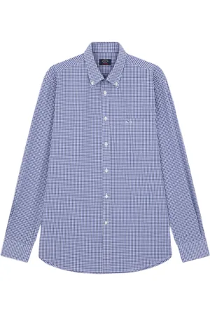 Paul & Shark Heren, Overhemden, Blauw, Maat: 5XL Katoen