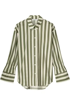 Summum Woman Dames, Blouses & Shirts, Groen, Maat: 2XL Katoen