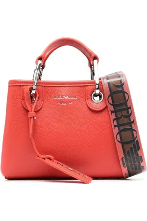 Emporio Armani Dames, Tassen, Oranje, Maat: ONE Size Leer