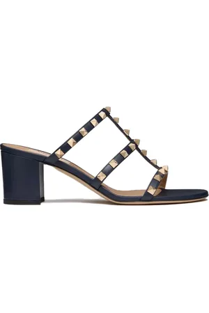 VALENTINO GARAVANI Dames, Schoenen, Blauw, Maat: 36 1/2 EU Leer