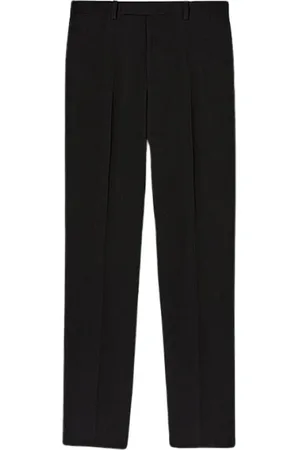 Jil Sander Heren, Broeken, Zwart, Maat: M Leer