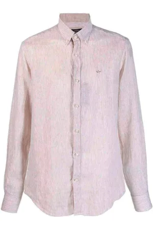 Paul & Shark Heren, Overhemden, Roze, Maat: 6XL Linnen