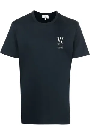 Woolrich Heren, Blouses & Shirts, Blauw, Maat: S Katoen