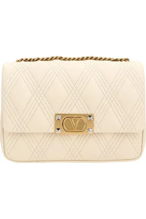 VALENTINO GARAVANI Dames, Tassen, Wit, Maat: ONE Size Leer