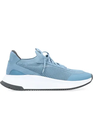 HUGO BOSS Heren, Schoenen, Blauw, Maat: 41 EU Suède