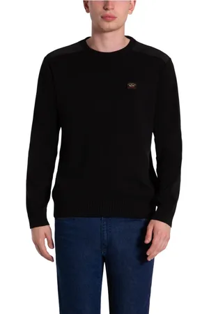 Paul & Shark Heren, Sweatshirts & Hoodies, Zwart, Maat: XL Wol