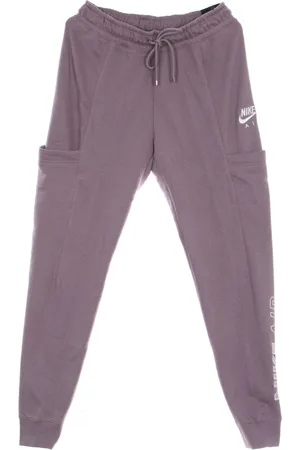Nike Dames, Broeken, Paars, Maat: L Fleece
