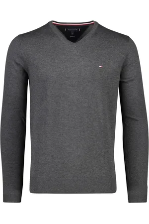 Tommy Hilfiger Heren, Truien, Grijs, Maat: S Katoen