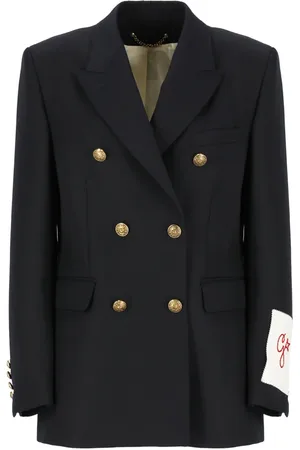 Golden Goose Dames, Jassen, Blauw, Maat: M Wol
