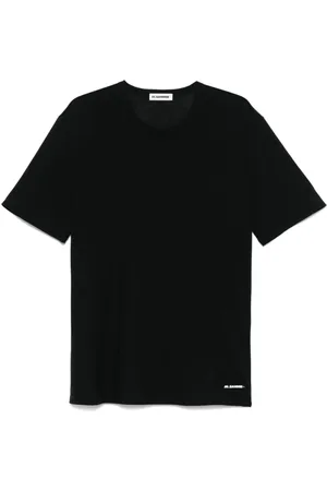 Jil Sander Heren, Tops, Zwart, Maat: XL Katoen