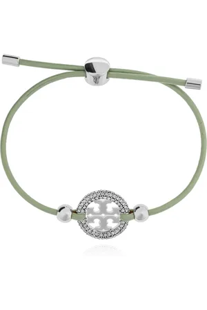Tory Burch Dames, Accessoires, Groen, Maat: ONE Size Leer