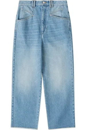Isabel Marant Dames, Jeans, Blauw, Maat: L Katoen