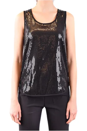 P.A.R.O.S.H. Dames, Tops, Zwart, Maat: XS
