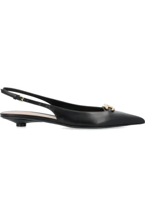 VALENTINO GARAVANI Dames, Schoenen, Zwart, Maat: 37 1/2 EU Leer