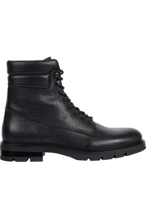 Tommy Hilfiger Heren, Schoenen, Zwart, Maat: 44 EU Leer