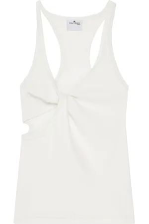 Courrèges Dames, Tops, Wit, Maat: S Katoen