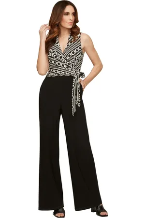 Joseph Ribkoff Dames, Jumpsuits & Playsuits, Zwart, Maat: S Poliester