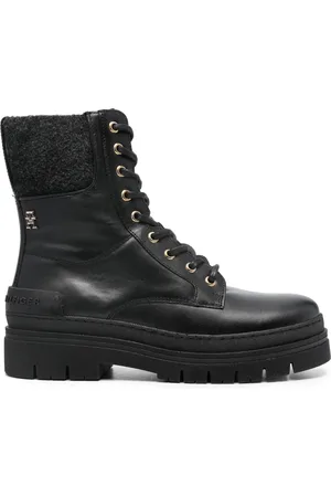 Tommy Hilfiger Dames, Schoenen, Zwart, Maat: 38 EU Leer