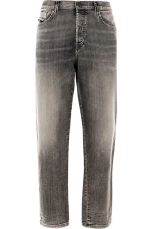 Diesel Heren, Jeans, Grijs, Maat: W33 Katoen