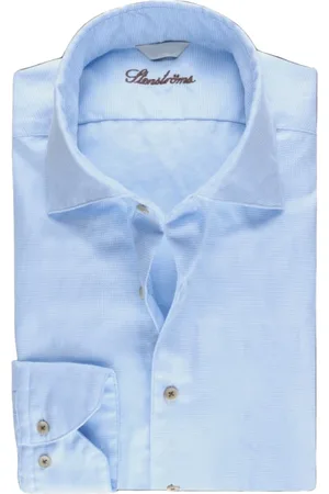 Stenströms Heren, Overhemden, Blauw, Maat: 2XL Katoen