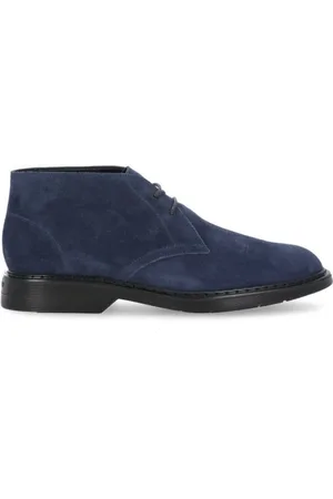 Hogan Heren, Schoenen, Blauw, Maat: 40 1/2 EU Leer