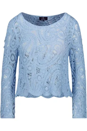 monari Dames, Truien, Blauw, Maat: M