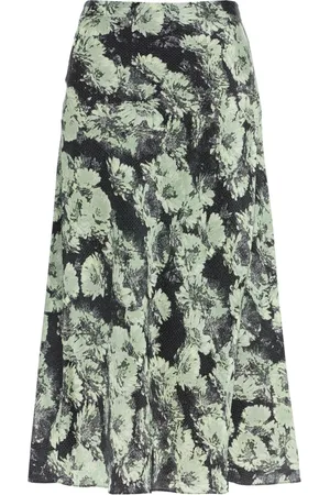 Tory Burch Dames, Rokken, Veelkleurig, Maat: XS Satijn