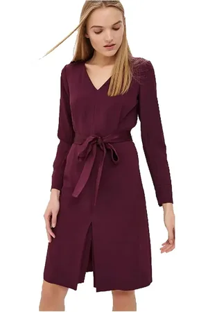 HUGO BOSS Dames, Jurken, Rood, Maat: XL Acryl