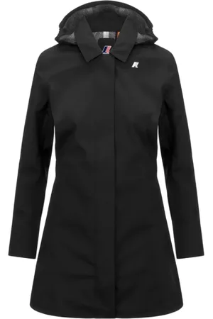 K-Way Dames, Mantels, Zwart, Maat: L Jersey