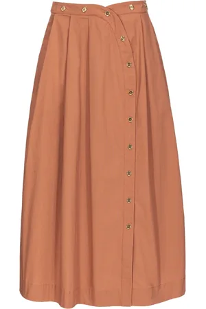 Pinko Dames, Rokken, Bruin, Maat: 2XS Katoen