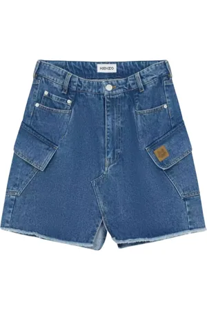 Kenzo Dames, Rokken, Blauw, Maat: 2XS Denim