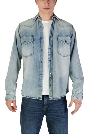 HUGO BOSS Heren, Overhemden, Blauw, Maat: XS Katoen