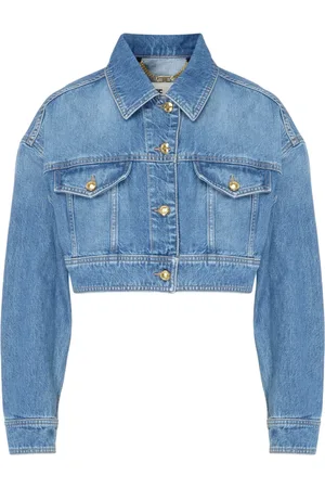 Elisabetta Franchi Dames, Jassen, Blauw, Maat: S Denim