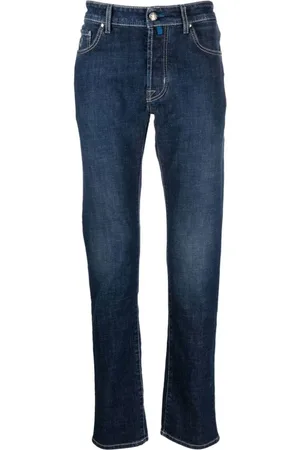 Jacob Cohen Heren, Jeans, Blauw, Maat: W33 Katoen