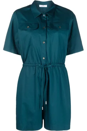 Paul Smith Dames, Jumpsuits & Playsuits, Blauw, Maat: S Katoen