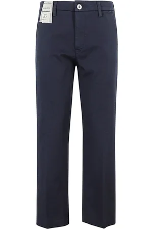 RE-HASH Dames, Broeken, Blauw, Maat: W25
