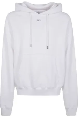OFF-WHITE Heren, Sweatshirts & Hoodies, Wit, Maat: XL Katoen