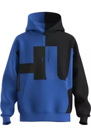 HUGO BOSS Heren, Sweatshirts & Hoodies, Blauw, Maat: S Katoen