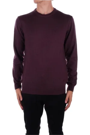 Woolrich Heren, Truien, Paars, Maat: XL Wol