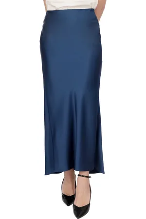 Liu Jo Dames, Rokken, Blauw, Maat: XS Satijn
