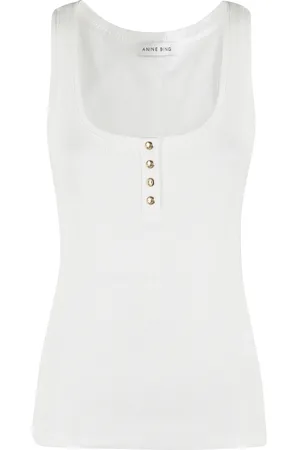 ANINE BING Dames, Tops, Wit, Maat: XS Jersey