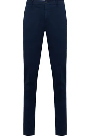 Incotex Heren, Broeken, Blauw, Maat: 4XL Katoen
