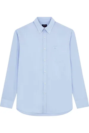 Paul & Shark Heren, Overhemden, Blauw, Maat: 2XL Katoen