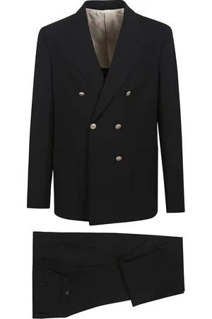 ELEVENTY Heren, Pakken, Zwart, Maat: XL Leer
