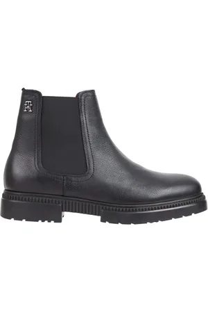 Tommy Hilfiger Heren, Schoenen, Zwart, Maat: 45 EU Leer