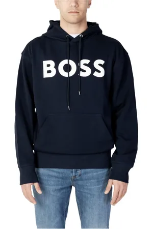 HUGO BOSS Heren, Sweatshirts & Hoodies, Blauw, Maat: XL Katoen