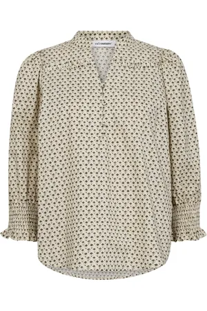 Co`Couture Dames, Blouses & Shirts, , Maat: L Katoen