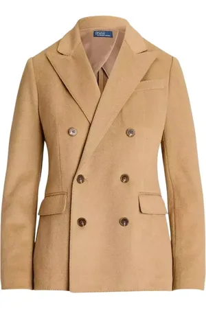 Ralph Lauren Dames, Jassen, Bruin, Maat: S Leer