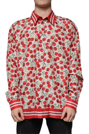 Dolce & Gabbana Heren, Overhemden, Veelkleurig, Maat: 2XL Zijde
