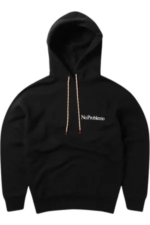 ARIES Heren, Sweatshirts & Hoodies, Zwart, Maat: XL Katoen